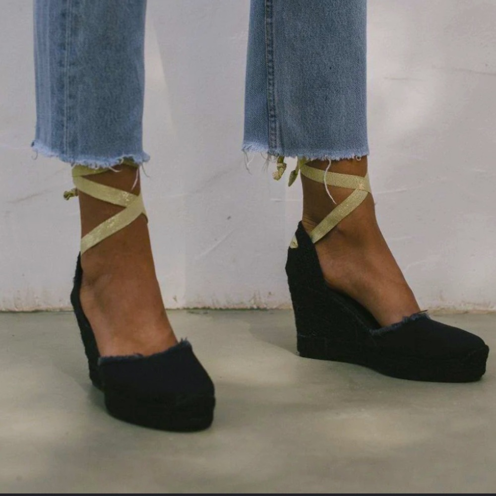 New ALOHAS Clara By Night Espadrilles Size 38